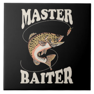 Master Baiter Fishing Ceramic Tile