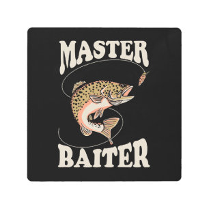Master Baiter Fishing Metal Print