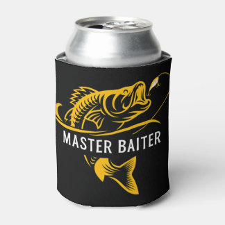 Master Baiter - Funny Fishing T-ShirtLightweight,  Can Cooler