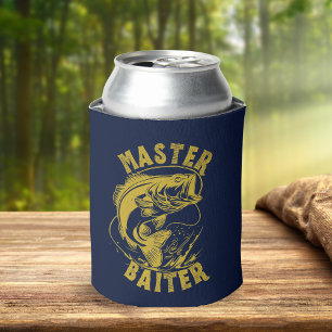 Master Baiter – Perfect Gift for Fishing Lovers  Can Cooler