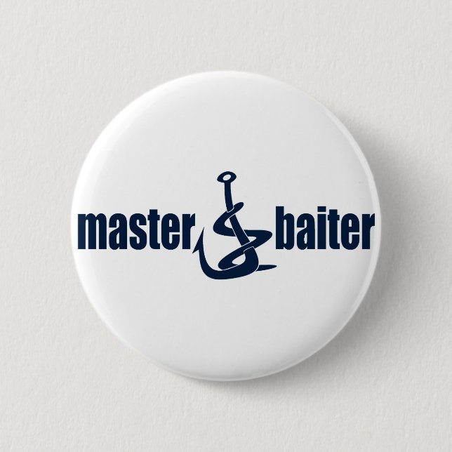 Master Baiter Pinback Button (Front)