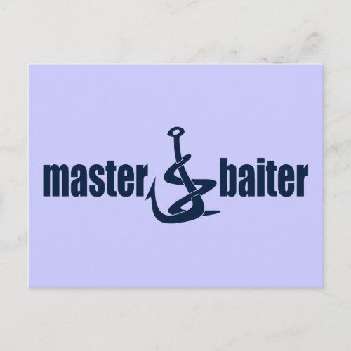 Master Baiter Postcard