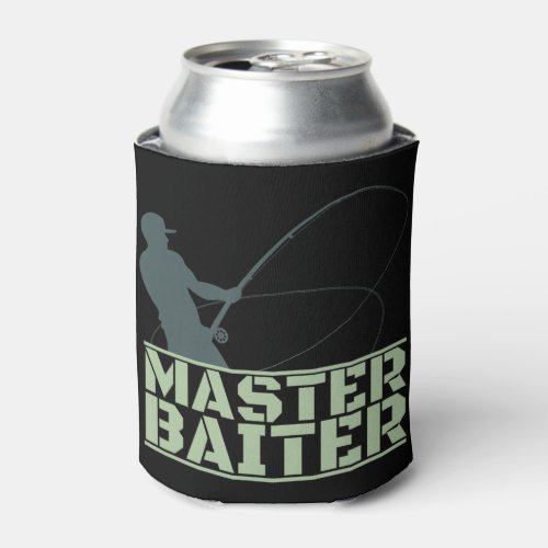 Master Baiter Shirts For Men Fishing Tshirt Funny Can Cooler