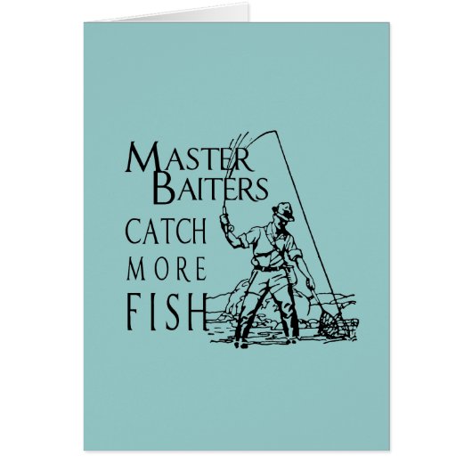 MASTER BAITERS CATCH MORE FISH CARDS (Front)