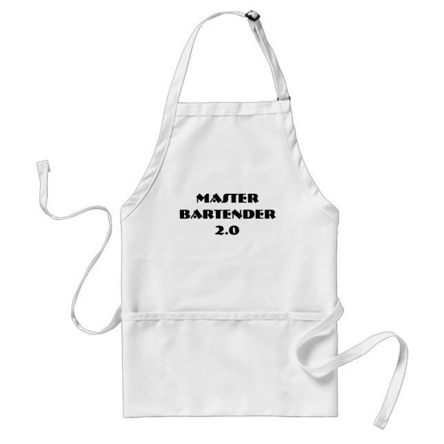 MASTER BARTENDER 2.0 ADULT APRON (Front)