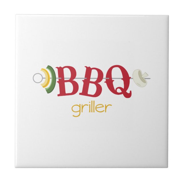 Master BBQ Griller Ceramic Tile (Front)