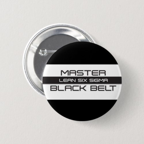 Master Black Belt Button