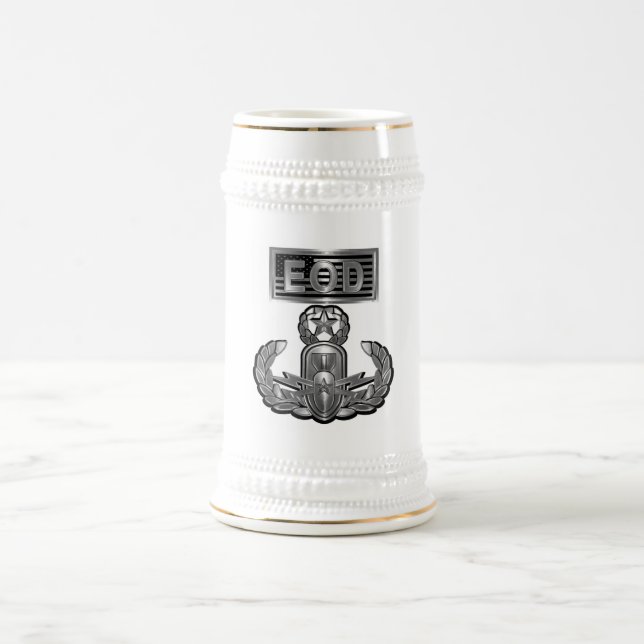 “Master Blaster” EOD Steel Type Design Beer Stein (Center)