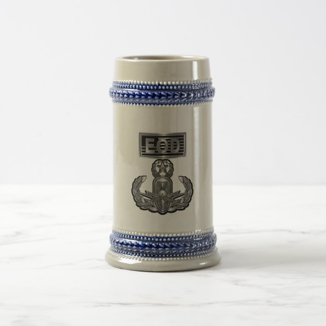 “Master Blaster” EOD Steel Type Design Beer Stein (Center)
