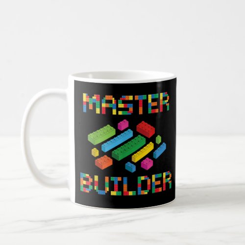 Master Builder Brick Builder Funny Blocks Building Coffee Mug
