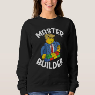 Master Builder Building Blocks Men Women Youth 20 Sweatshirt
