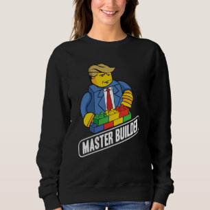 Master Builder Building Blocks Men Women Youth 25 Sweatshirt