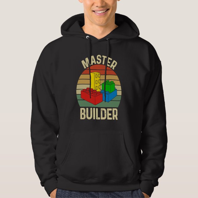 Master Builder  Building Blocks Toys Hoodie (Front)