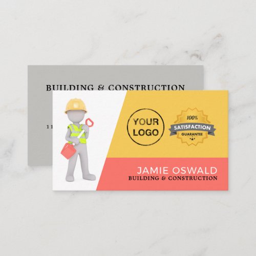 Master Builder Building Firm Builders Business Card