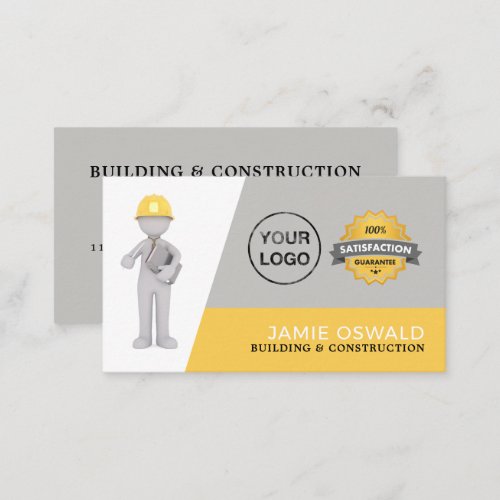 Master Builder Building Firm Builders Business Card