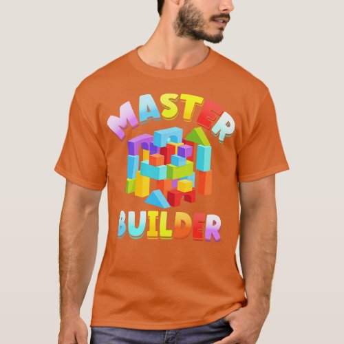 Master Builder Colorful Cubes T_Shirt