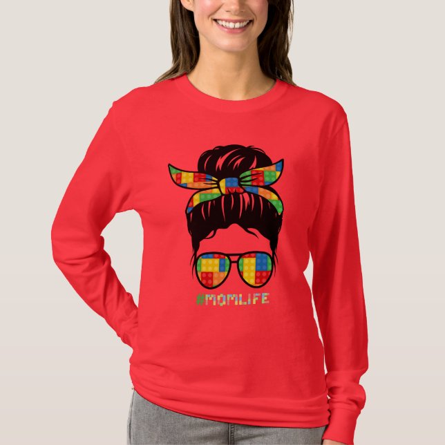 Master Builder Shirt | Building Block Head (Front)