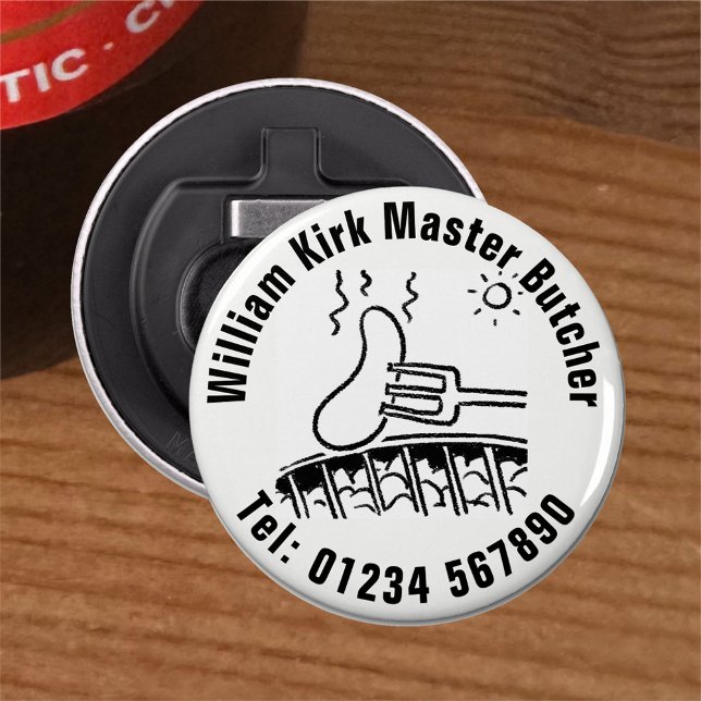 Master Butcher. Butchers Barbecue Bottle Opener (Creator Uploaded)