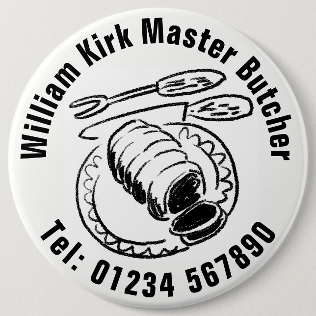 Master Butcher Button (Front)