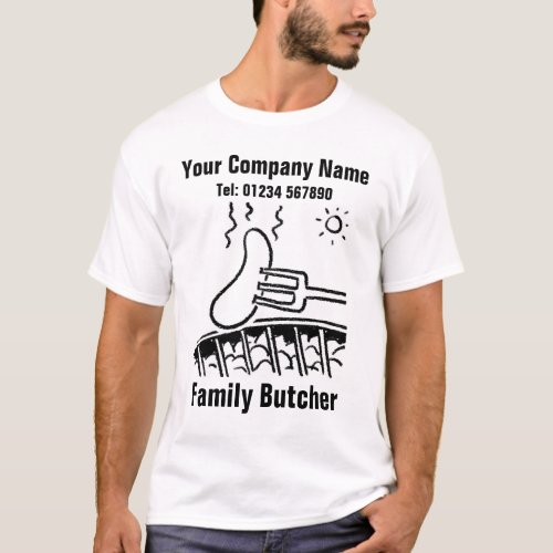 Master Butcher Meat Sales or Butchers Shop T_Shirt