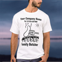 Master Butcher, Meat Sales, or Butcher's Shop. T-Shirt