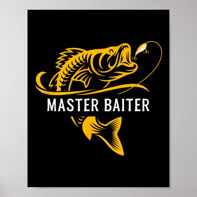 Master Byiter - Funny Fishing  Poster (Front)