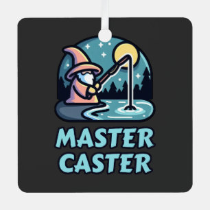Master Caster Fantasy Fishing Metal Ornament