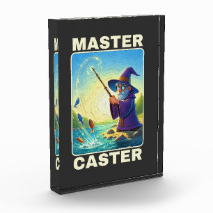Master Caster - Magic Fishing Wizard Acrylic Award