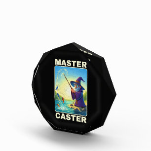 Master Caster - Magic Fishing Wizard Acrylic Award