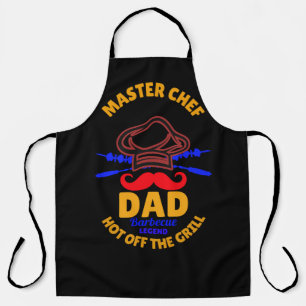 MASTER CHEF - Dad. Hot off the grill! Apron