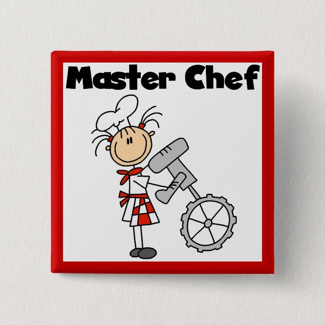 Master Chef - Female Button (Front)