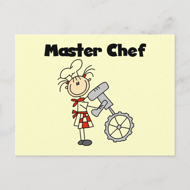 Master Chef - Female Postcard (Front)