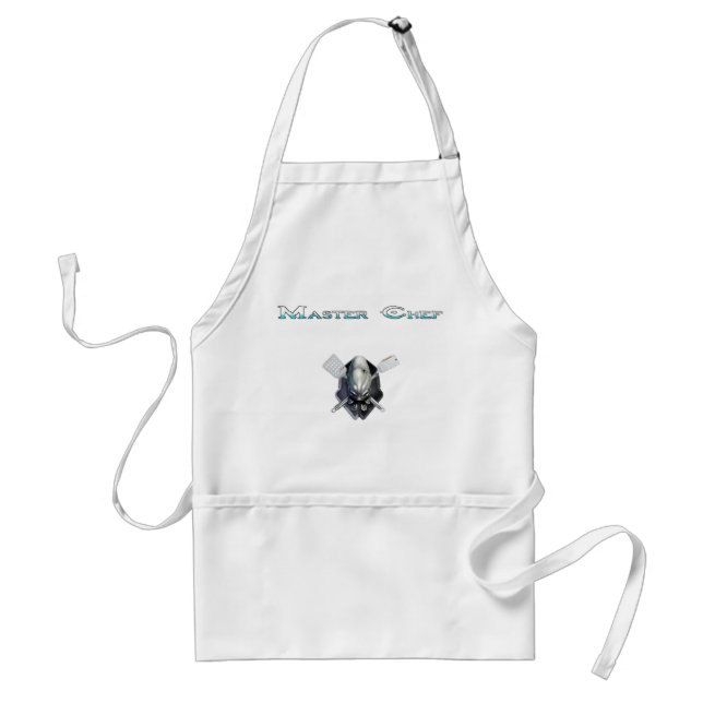 Master Chef (Halo Apron) Adult Apron (Front)
