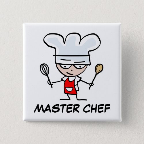 Master chef pinback button