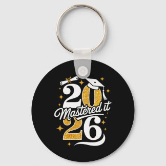 Master Cl Of 2026 Graduation Gifts Masters Degree Keychain