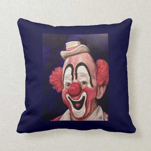 Master Clown Lou Jacobs Throw Pillow | Zazzle