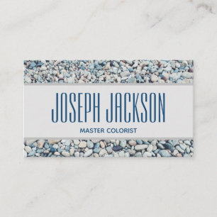 Master Colorist Stone Background Business Card