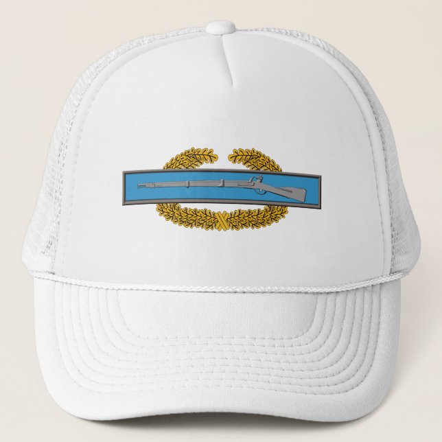 Master Combat Infantry Badge Trucker Hat (Front)