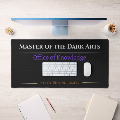 master dark arts desk mat gothic aesthetic desk pa