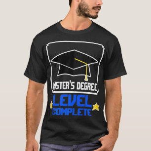 Master Degree Graduation Video Game Gamer MSW Soci T-Shirt