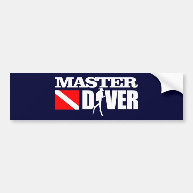 Master Diver 2 Bumper Sticker (Front)