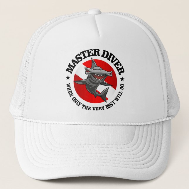 Master Diver (Hammerhead) Trucker Hat (Front)