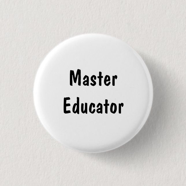 Master Educator Button (Front)