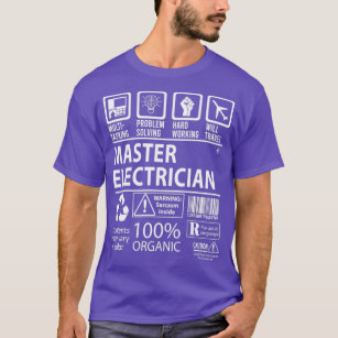 Master Electrician Multitasking Job Gift Item  T-Shirt