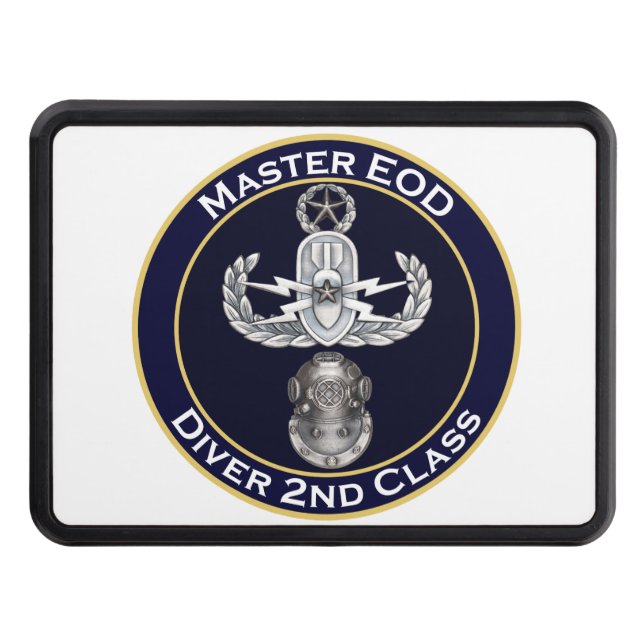 Master EOD 2nd Class Diver Tow Hitch Cover (Front)