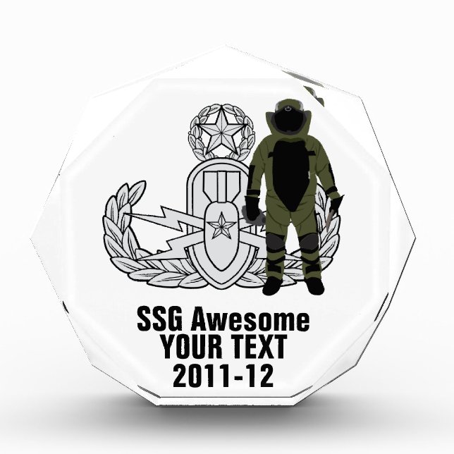 Master EOD Bomb Suit Award (Front)