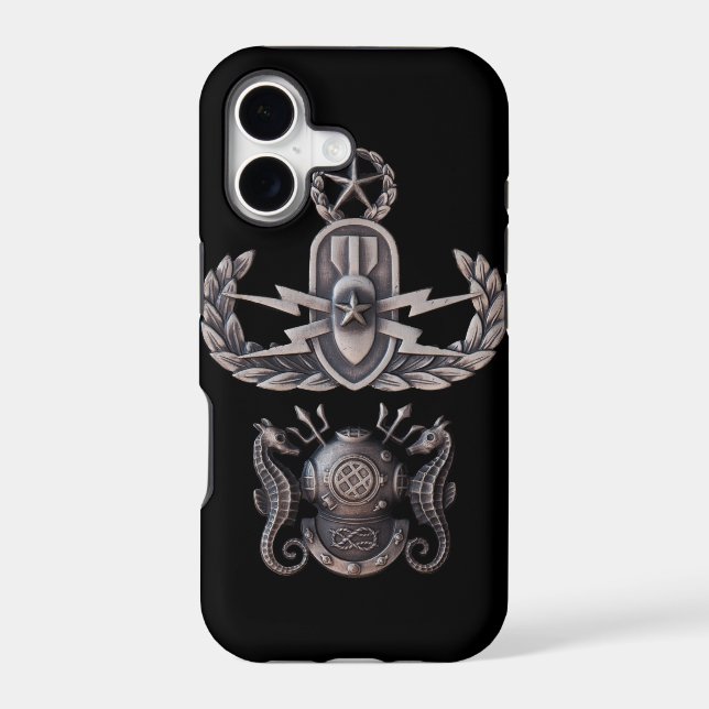 Master EOD Master Diver Iphone Case (Back)