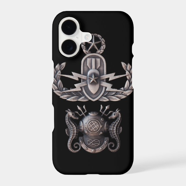 Master EOD Master Diver Iphone Case (Back)