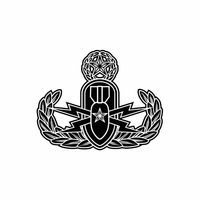 Master EOD stencil Statuette (Front)