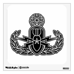 Master EOD stencil Wall Decal